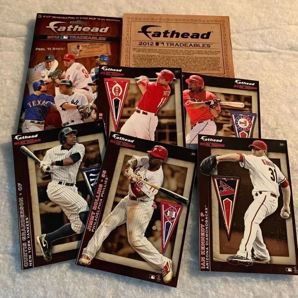 Fathead 2012 MLB Tradeables 5 5x7 Vinyl Graphics